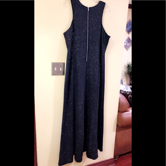 Formal Dress Size 18 Navy Glitter Speechless Gown - Picture 8 of 9